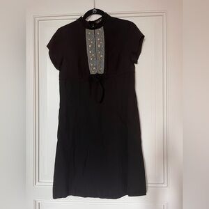 Rose D 60’s Style Beaded Belt Mini Dress